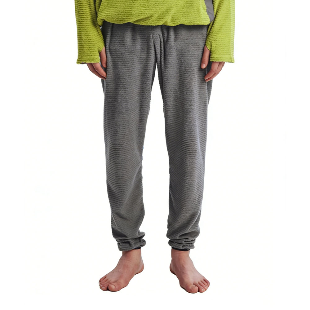 XH-Fashion Men's Waffle Fleece Joggers - Warm Cozy Ribbed Fleece Loungewear Pants for Home & Outdoor
