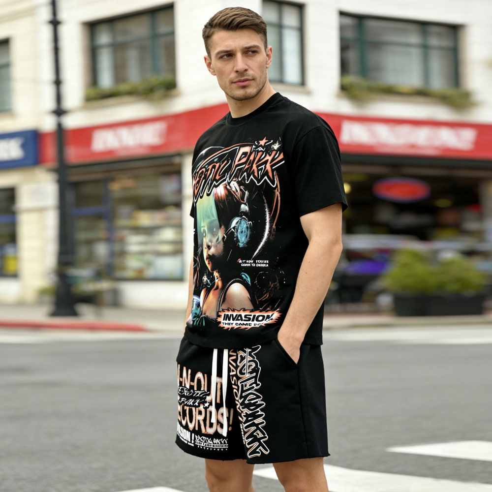 XH-Fashion Pure Cotton Men's T-Shirt with Print - Stylish and Comfortable  Men Tracksuit Manufacturer