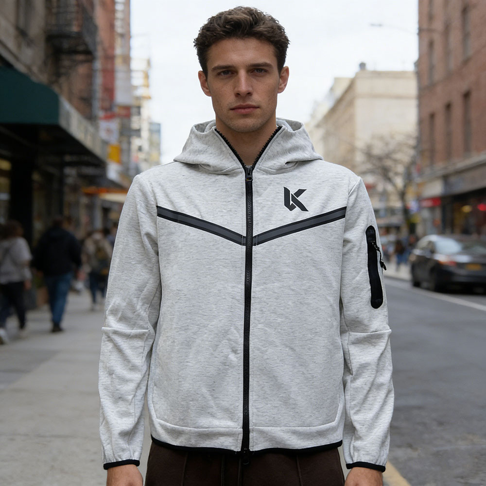 Street Style Men's Printed Hoodie Hoodie And Sweatpants Set Men Tracksuit Manufacturer