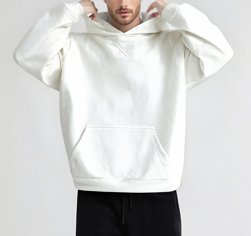 XH-Fashion Customizable Distressed Cotton Hoodie - Edgy Streetwear Style