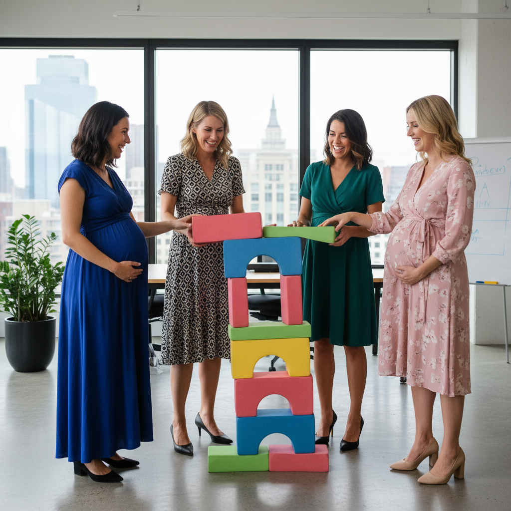Maternity Dress For Corporate Team Building