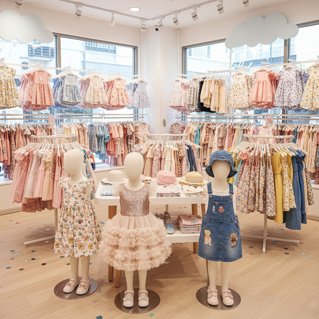 Mini Dresses For Kids' Wear Specialty Stores