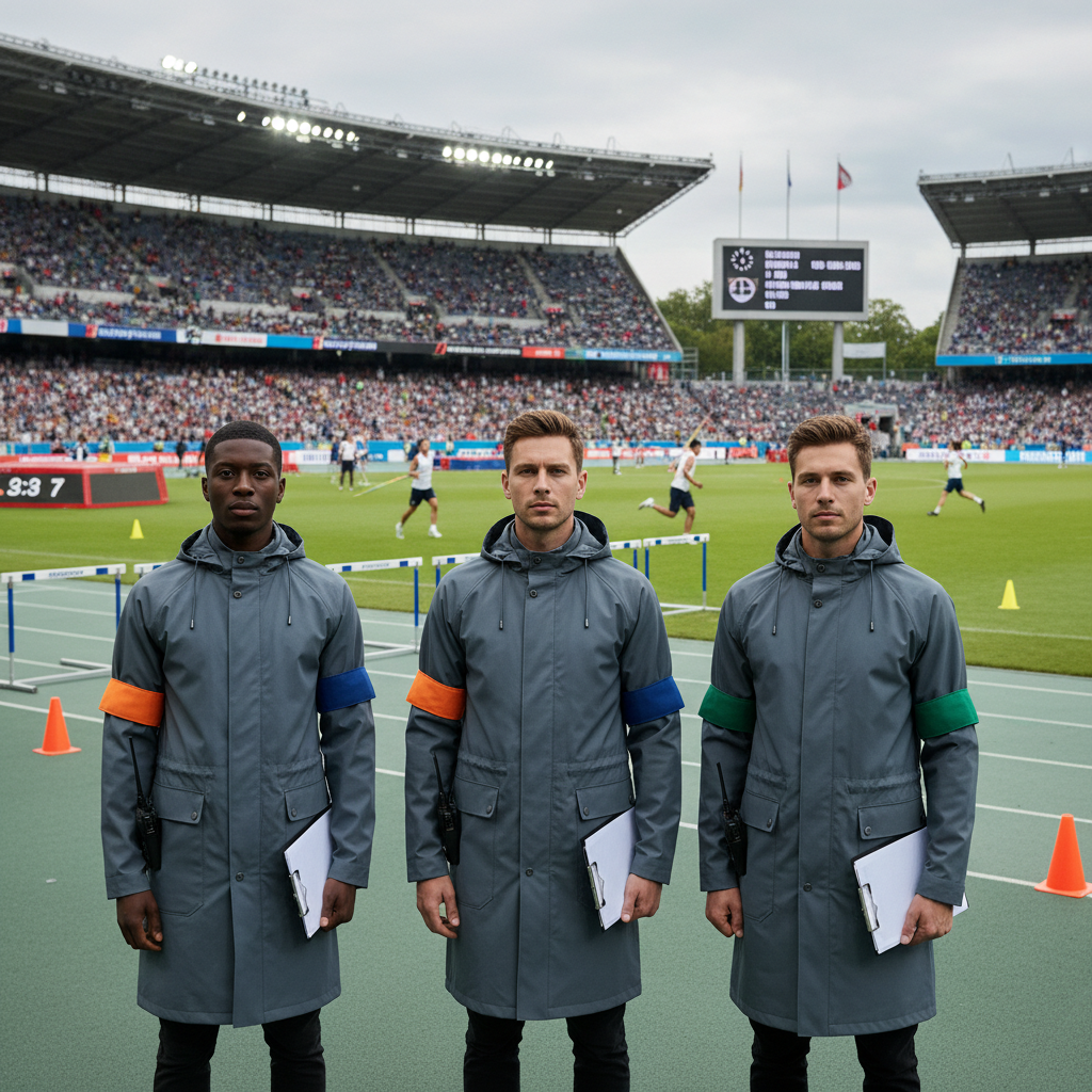 Trench Coats For Sports Event Organizers