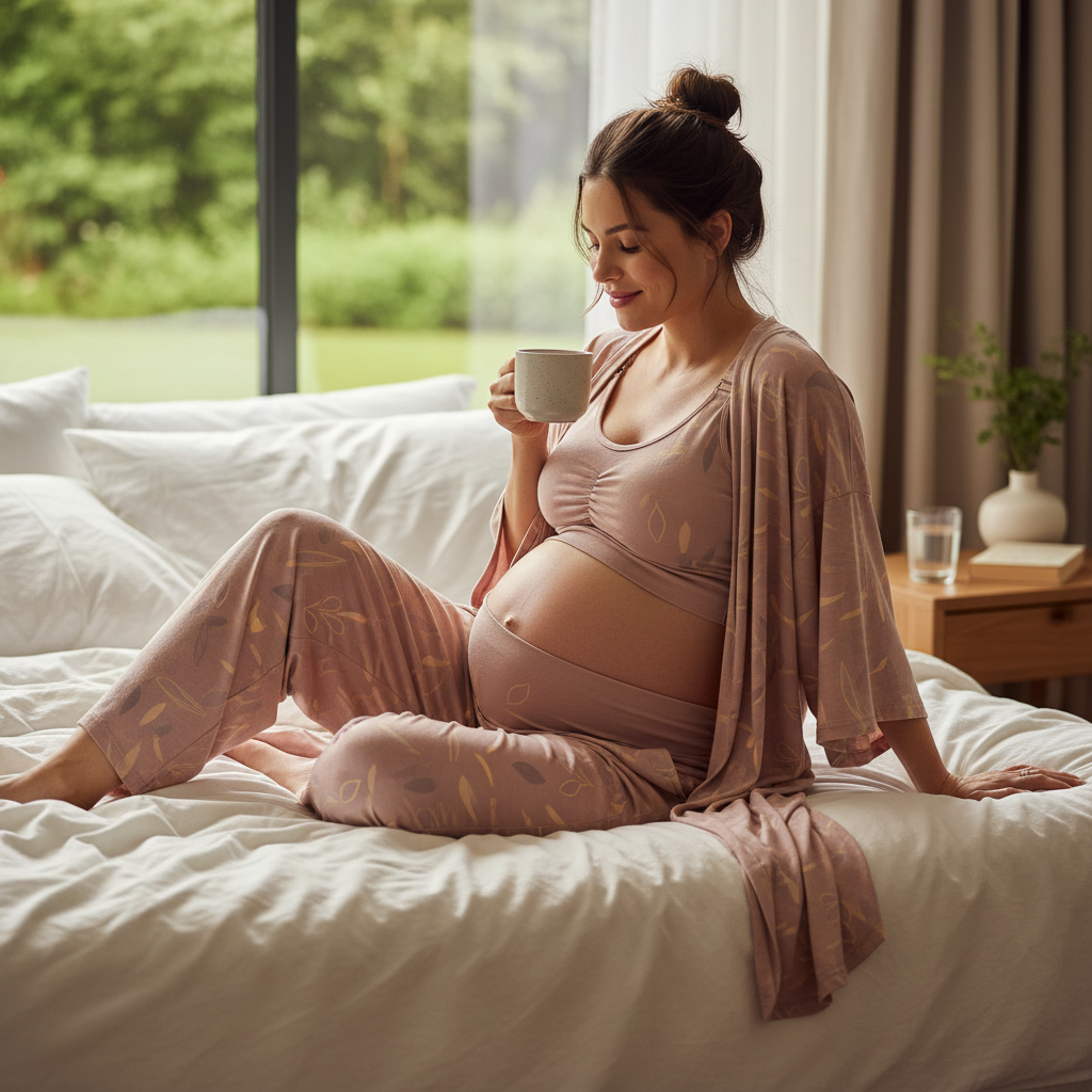 2025 Top 5 Maternity Sleepwear Trends for Comfort and Style in Pregnancy